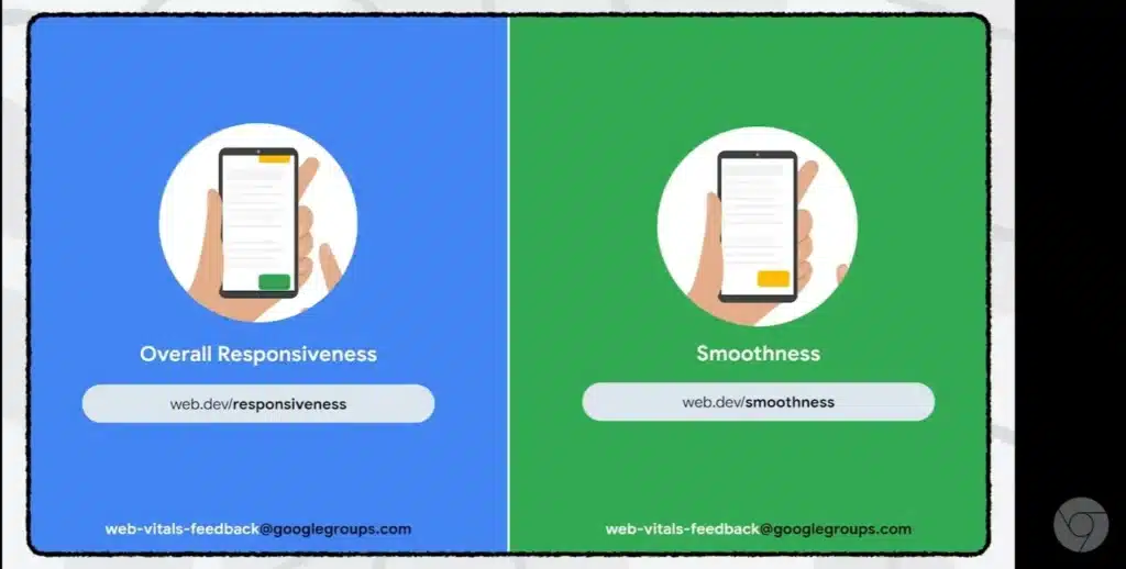 Potential New Web Vitals – How To Measure Your Webpage Smoothness And Overall Responsiveness || VitalFrog 6 Overall responsiveness and Smoothness metrics - New core web vitals
