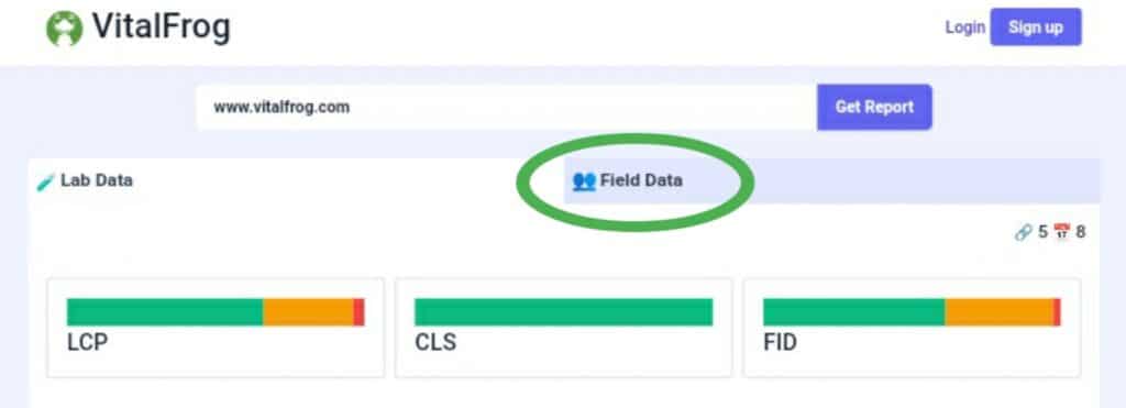 field data from VitalFrog